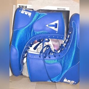 Blue Boxing Boots